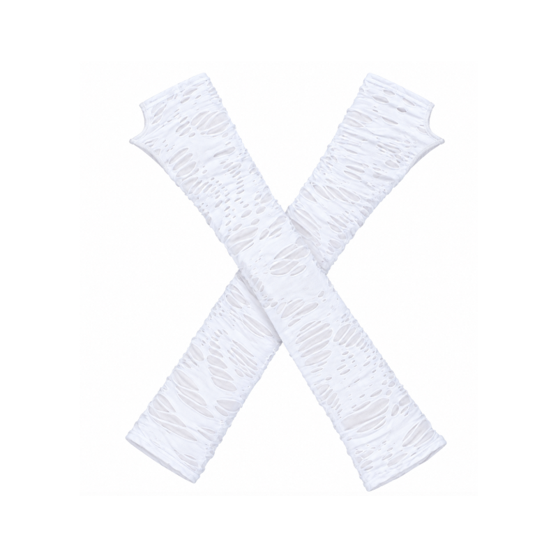 Guantes de Momia Blancos Adulto 2 Piezas