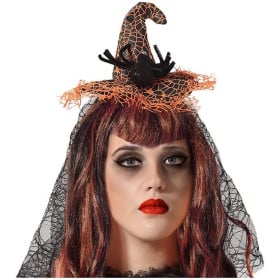 Diadema Bruja Con Velo Surtido