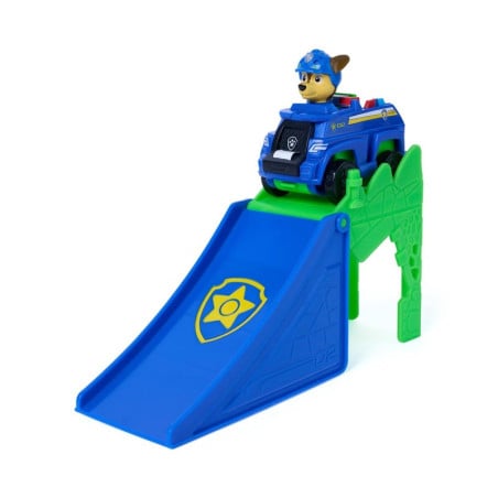 Patrulla Canina Dino Movie Vehículo Jump Shift con Rampa