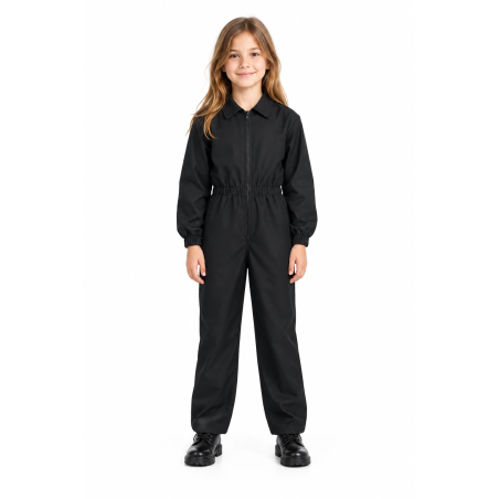 Mono Negro De Trabajo Talla 13-15 Años