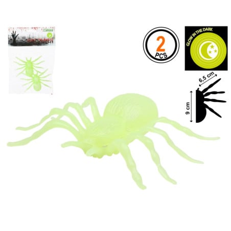 Pack Arañas Fluorescentes