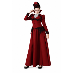 Disfraz Vampiresa Victoriana Talla 10-12 Años De Partilandia