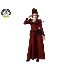 Disfraz Vampiresa Victoriana Talla 7-9 Años De Partilandia 2
