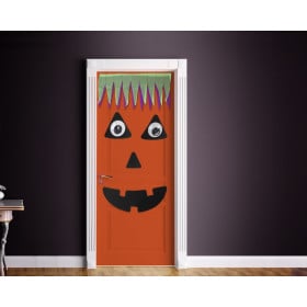 Set Decorativo de Puerta Calabaza Halloween 2
