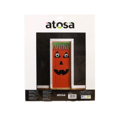 Set Decorativo de Puerta Calabaza Halloween