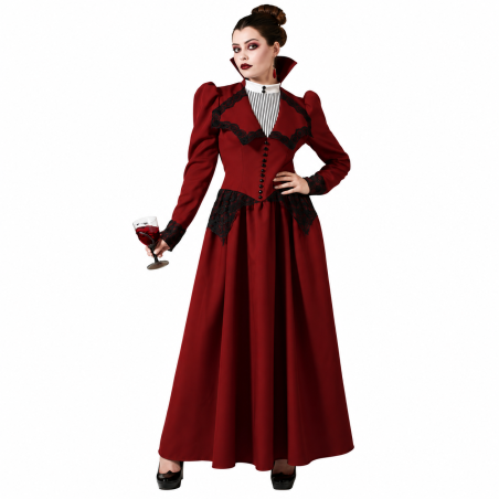 Disfraz Vampiresa Victoriana Talla M-L De Partilandia