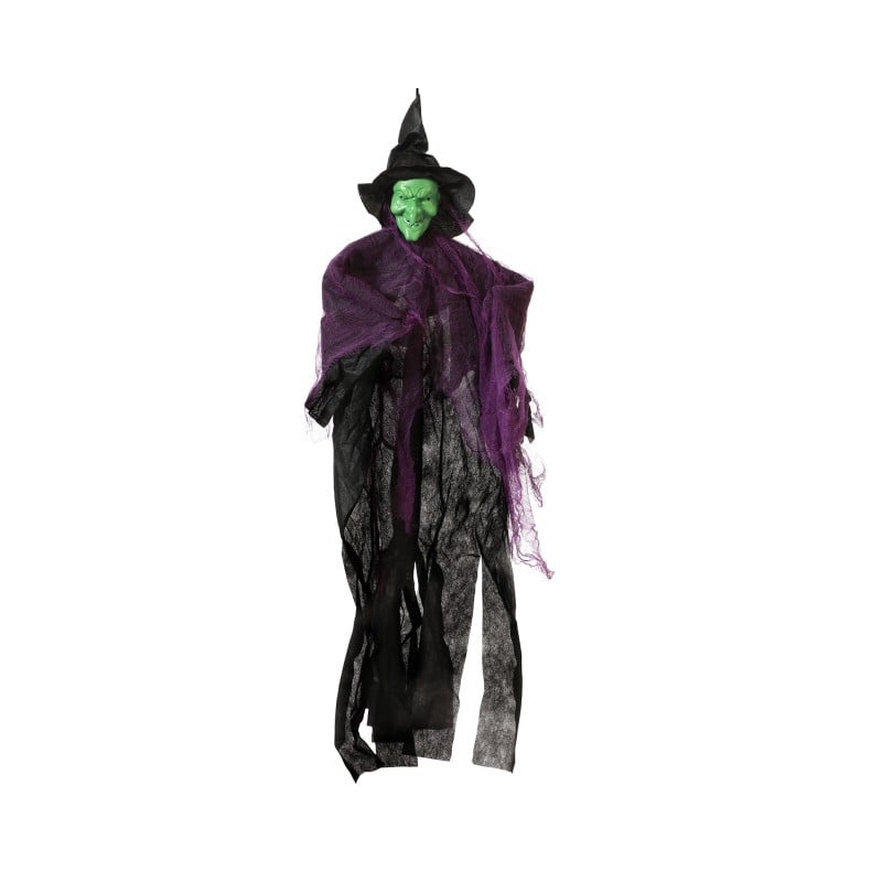 Bruja Colgante Verde Halloween 183 cm