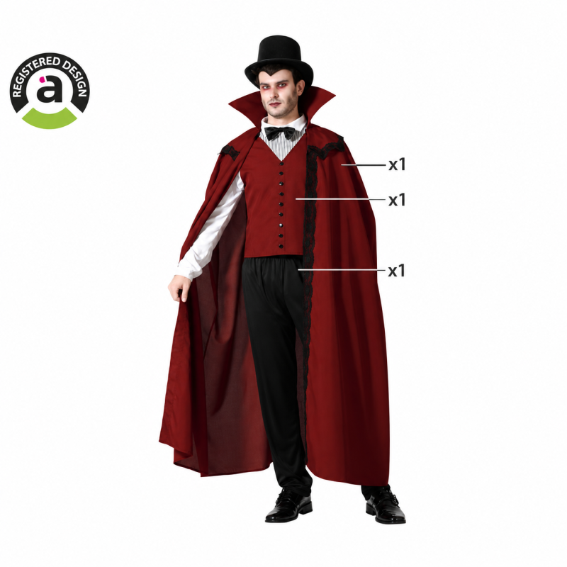 Disfraz Vampiro Victoriano Talla XS-S