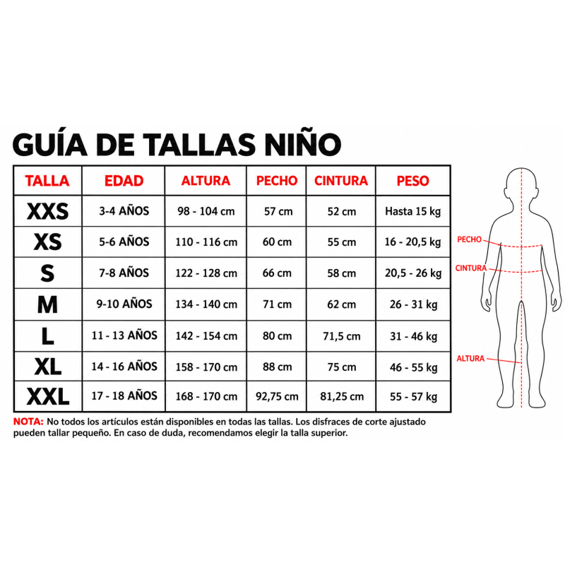 Disfraz Vampiresa Belladona Talla 7-8 Años