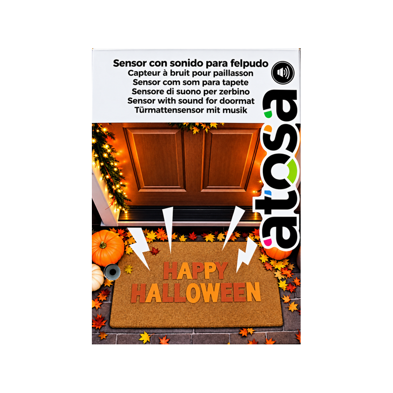 Sensor con Sonido para Felpudo Halloween 19x13 cm