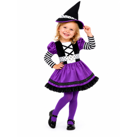 Disfraz Brujita Hechicera Talla 2-3 Años De Rubies