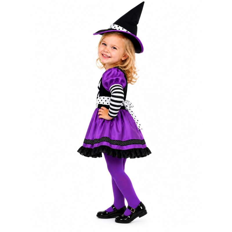 Disfraz Brujita Hechicera Talla 2-3 Años