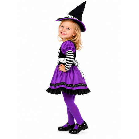 Disfraz Brujita Hechicera Talla 2-3 Años