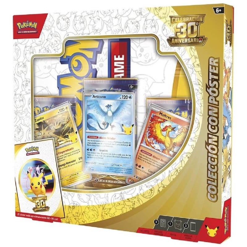 Pokémon 30 Aniversario Colección con Póster