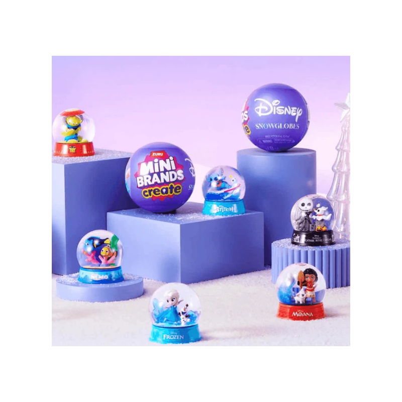 Mini Brands Create Disney Snow Globe Serie 1 Bola Sorpresa