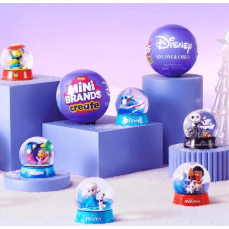 Mini Brands Create Disney Snow Globe Serie 1 Bola Sorpresa