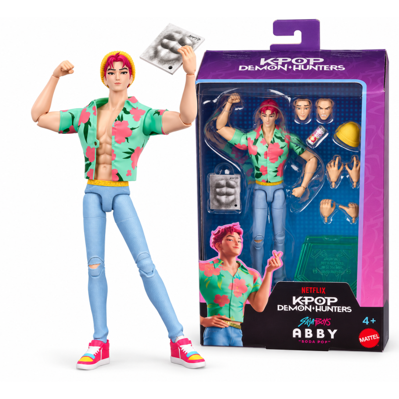KPOP Demon Hunters Figura Articulada Saja Boys Abby De Mattel