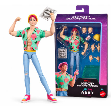 KPOP Demon Hunters Figura Articulada Saja Boys Abby De Mattel
