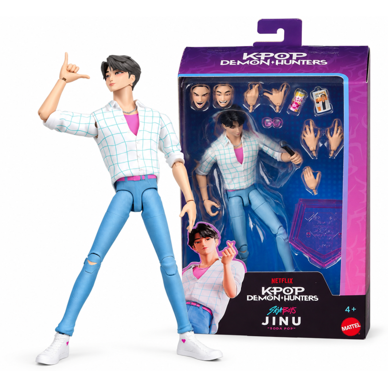 KPOP Demon Hunters Figura Articulada Saja Boys Jinu De Mattel
