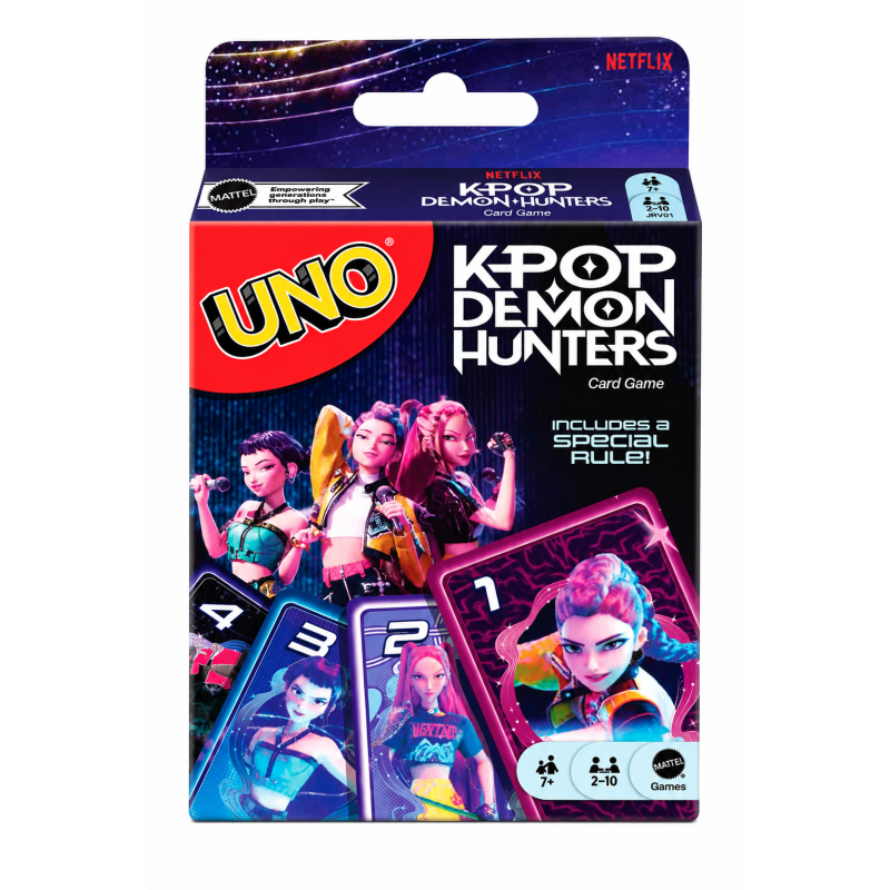 KPop Demon Hunters UNO De Mattel