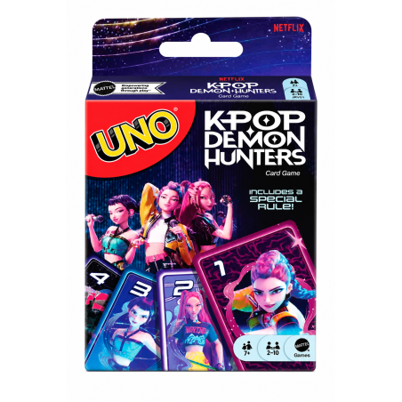 KPop Demon Hunters UNO De Mattel