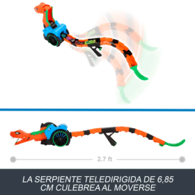 Hot Wheels Vehículo Repta Y Golpea Teledirigido De Mattel 2