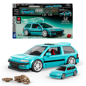 Mattel Brick Shop Hot Wheels Custom '90 Honda Civic EF 284 Piezas