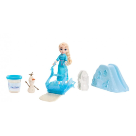Disney Frozen Elsa y Olaf con Nieve Moldeable 2