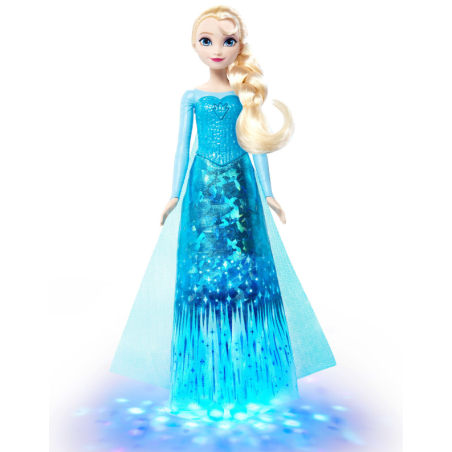 Muñeca Elsa Cantarina Frozen con Luces
