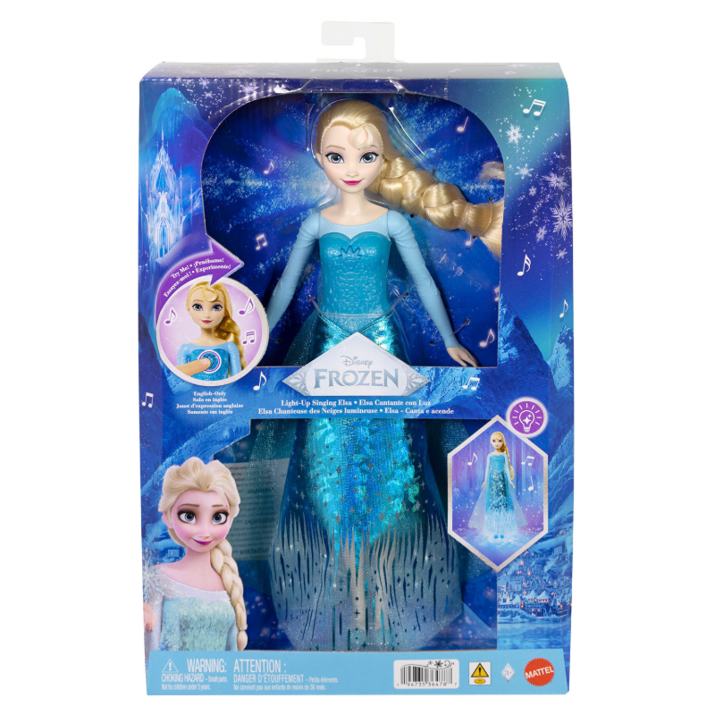 Muñeca Elsa Cantarina Frozen con Luces