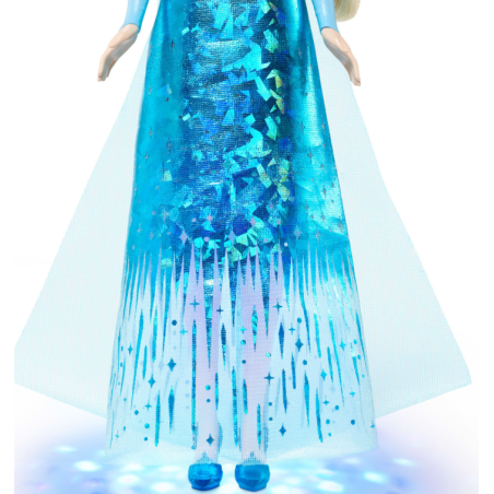 Muñeca Elsa Cantarina Frozen con Luces