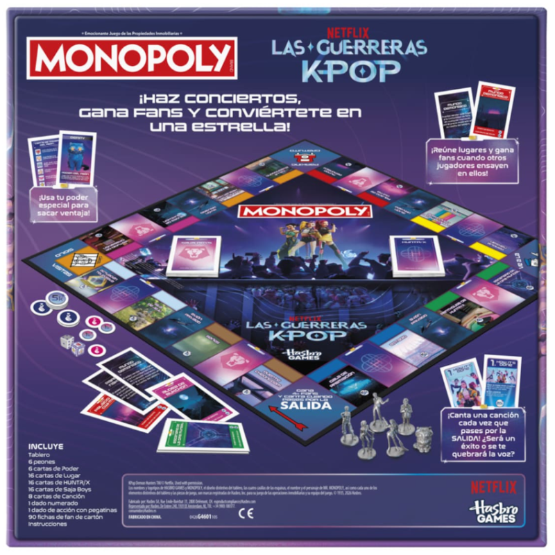 Monopoly Las Guerreras K-Pop Demon Hunters