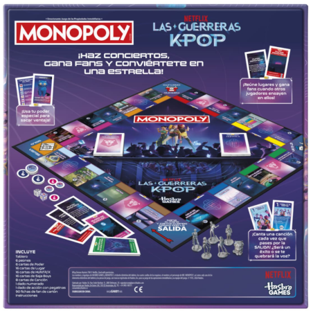 Monopoly Las Guerreras K-Pop Demon Hunters