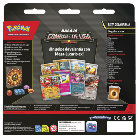 Pokémon Baraja de Combate de Liga Mega-Lucario ex 2