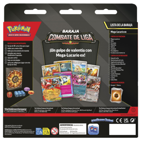 Pokémon Baraja de Combate de Liga Mega-Lucario ex