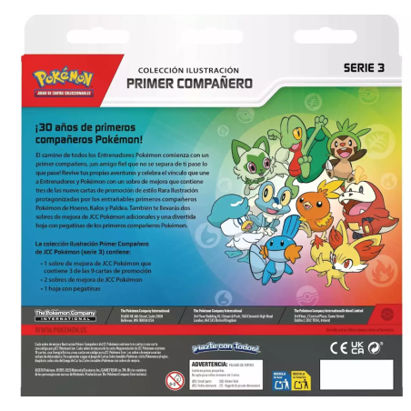 Pokémon TCG Colección Ilustración Primer Compañero Serie 3