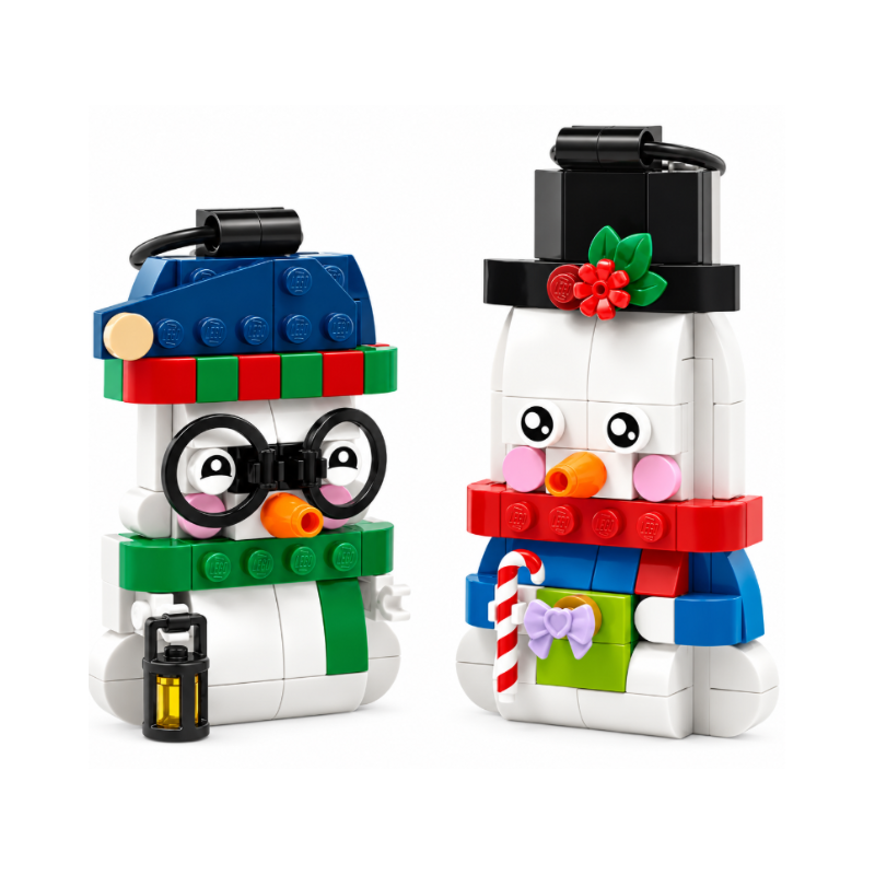 LEGO Adornos de Muñecos de Nieve 40812