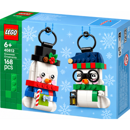 LEGO Adornos de Muñecos de Nieve 40812