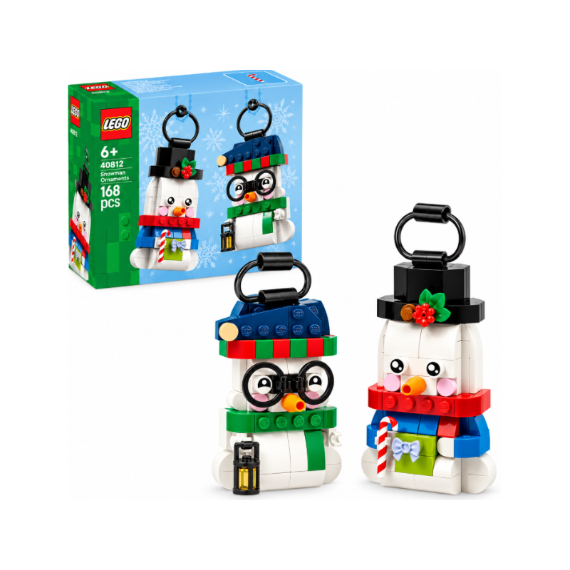 LEGO Adornos de Muñecos de Nieve 40812