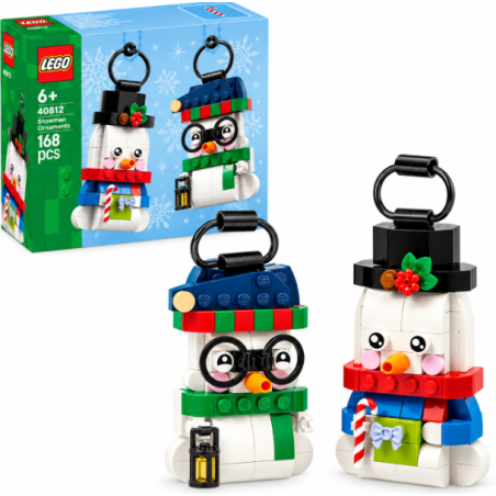 LEGO Adornos de Muñecos de Nieve 40812