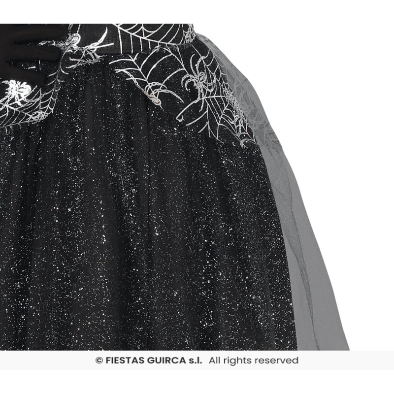 Disfraz Bruja Telaraña Plateada Infantil 3-4 Años