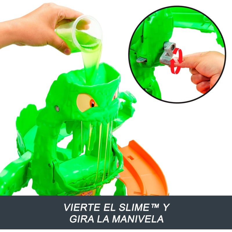 Hot Wheels Monster Trucks Mutant Monster Takedown Y Rhinomite