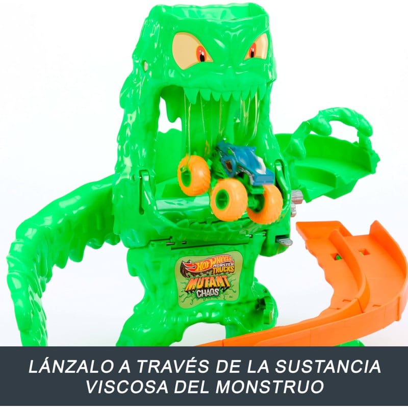 Hot Wheels Monster Trucks Mutant Monster Takedown Y Rhinomite