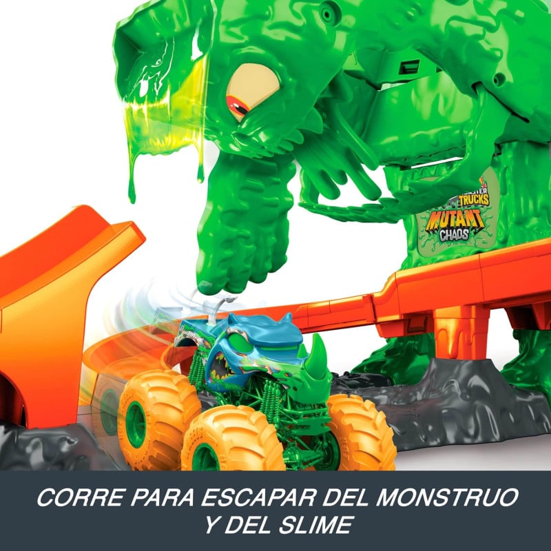 Hot Wheels Monster Trucks Mutant Monster Takedown Y Rhinomite