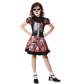 Disfraz Niña Día de los Muertos 3-4 Años