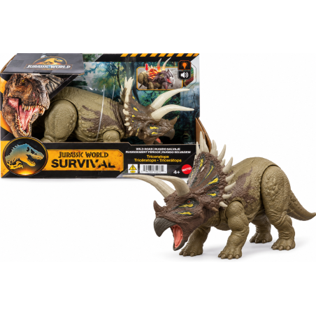 JW Survival Triceratops Rugido Salvaje