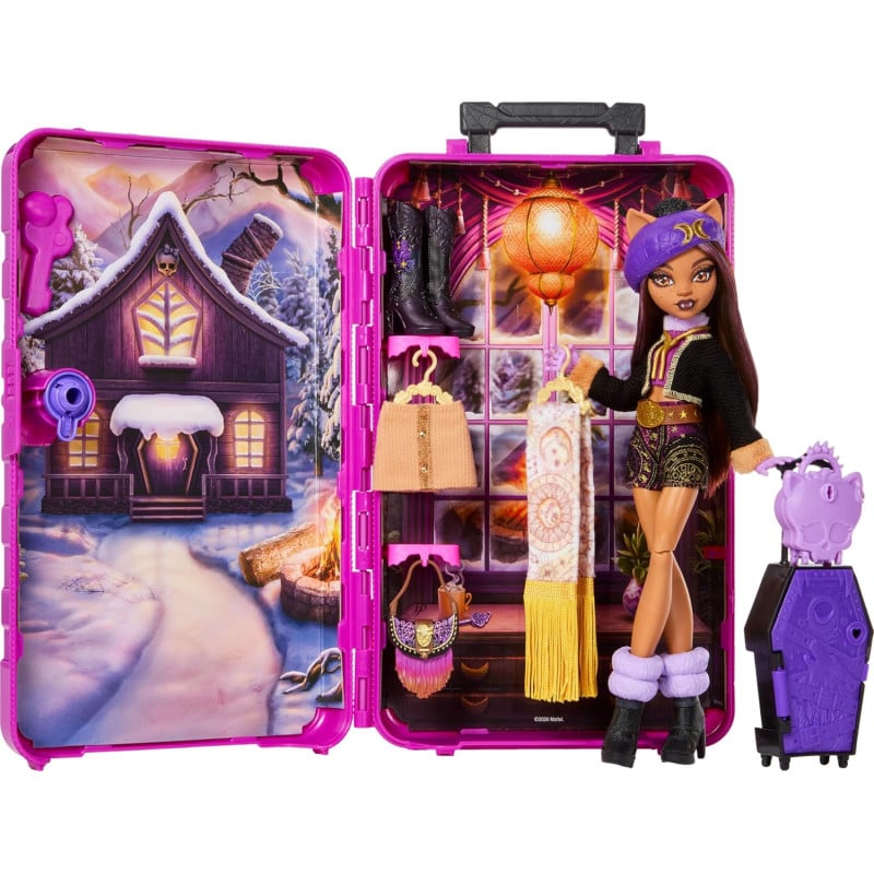 Monster High Skulltimate Secrets Clawdeen Wolf Destino Cabaña Terrorífica