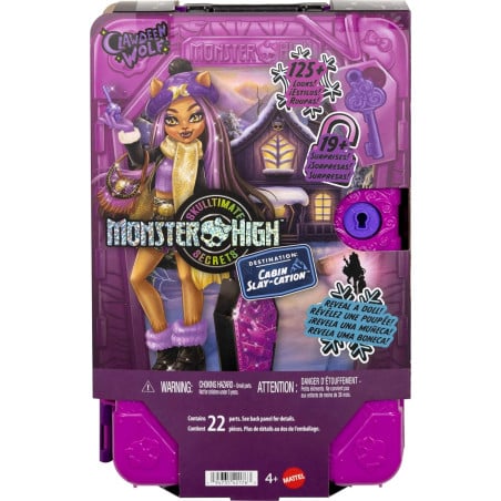 Monster High Skulltimate Secrets Clawdeen Wolf Destino Cabaña Terrorífica