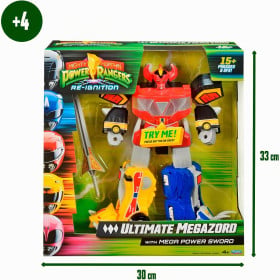 Megazord Ultimate Power Rangers Con Megaespada 2