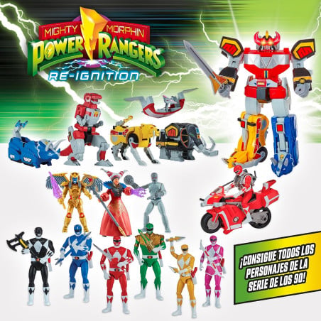 Megazord Ultimate Power Rangers Con Megaespada